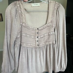 Lucky Brand Beige Top